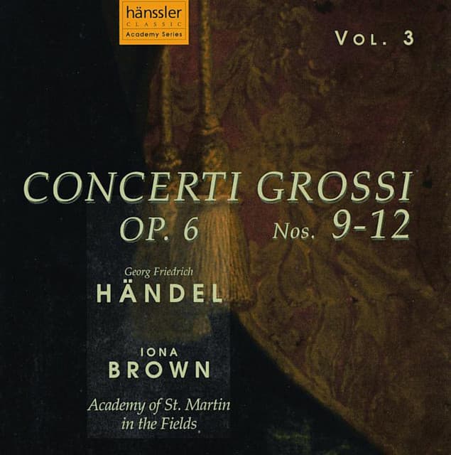 Handel: Concerto Grossi, Op. 6, Nos. 9-12 cover art