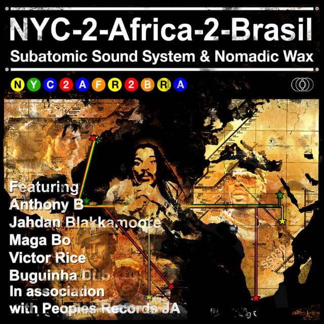 Real Authentic Dub (NYC-2-Africa Riddim) [feat. Nomadic Wax] - Victor Rice's Real Authentic Dub Mix cover art