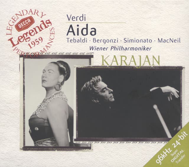 Aida, Act I: Sì: corre voce che l'Etiope ardisca cover art