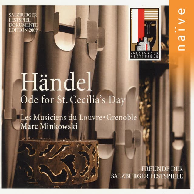 Handel: Ode for Saint Cecilia's Day cover art