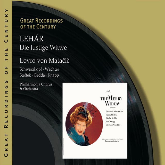 Die lustige Witwe (The Merry Widow) (2000 - Remaster): XIV. Lippen schweigen (Danilo/Hanna) cover art