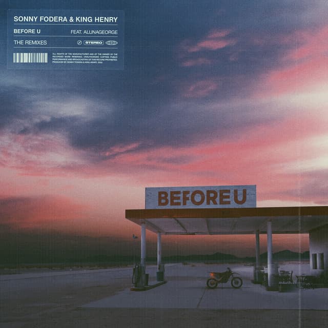 Before U (feat. AlunaGeorge) - BluePrint Remix cover art
