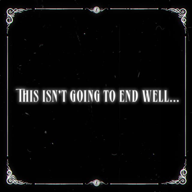 This isn’t going to end well… cover art