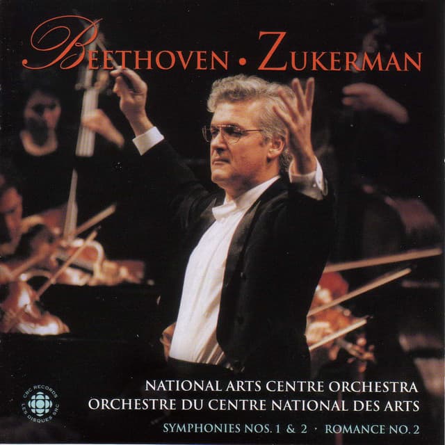 Beethoven: Symphonies No. 1 and 2 / Romance No. 2 cover art