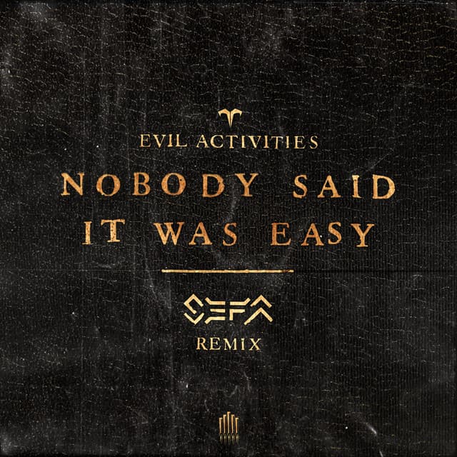 Nobody Said It Was Easy - Sefa Remix cover art