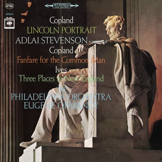 Copland: Fanfare for the Common Man & Lincoln Portrait - Ives: 3 Places in England cover art