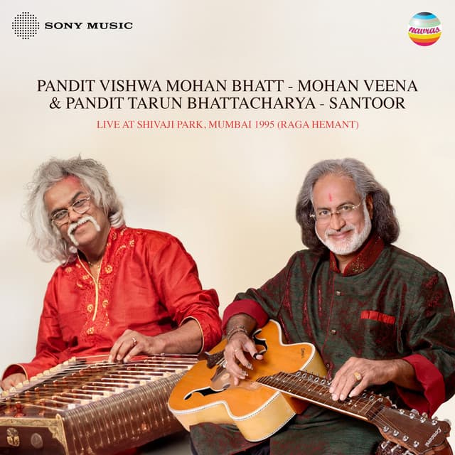 Pandit Vishwa Mohan Bhatt - Mohan Veena & Pandit Tarun Bhattacharya - Santoor Live At Shivaji Park, Mumbai 1995 (Raga Hemant) cover art