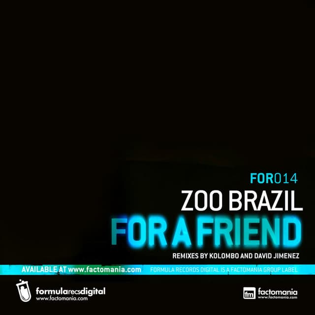 For a Friend - David Jimenez Remix cover art