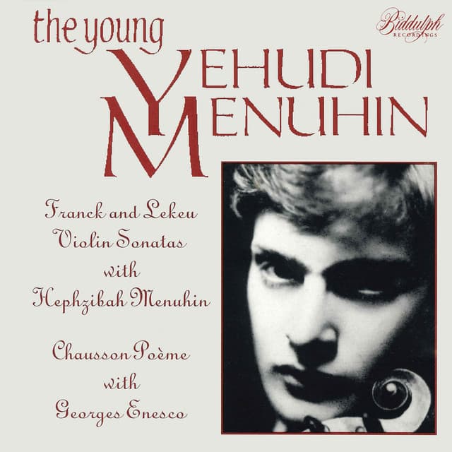 The Young Yehudi Menuhin cover art
