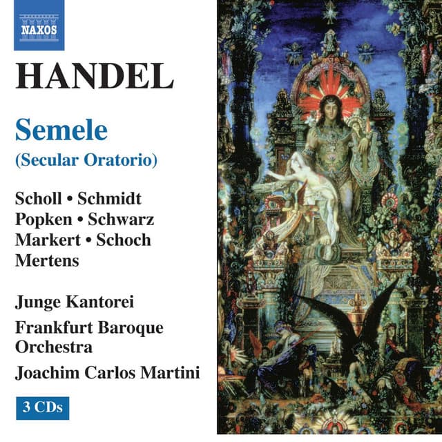 Handel, G.: Semele [Oratorio] cover art