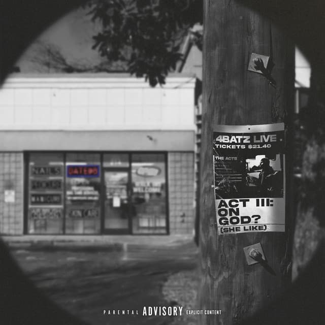 act iii: on god? (she like) cover art