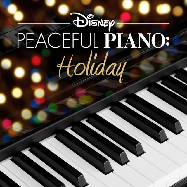 Disney Peaceful Piano: Holiday cover art