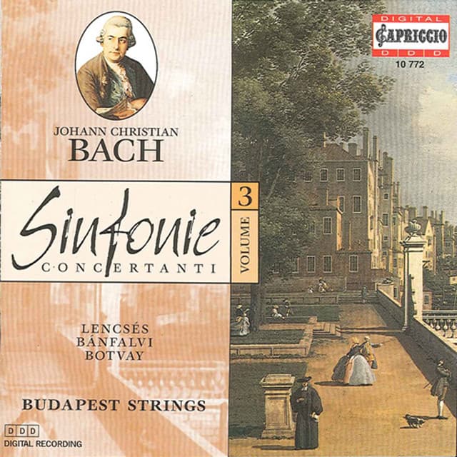 Bach, J.C.: Sinfonie Concertanti, Vol. 3 cover art
