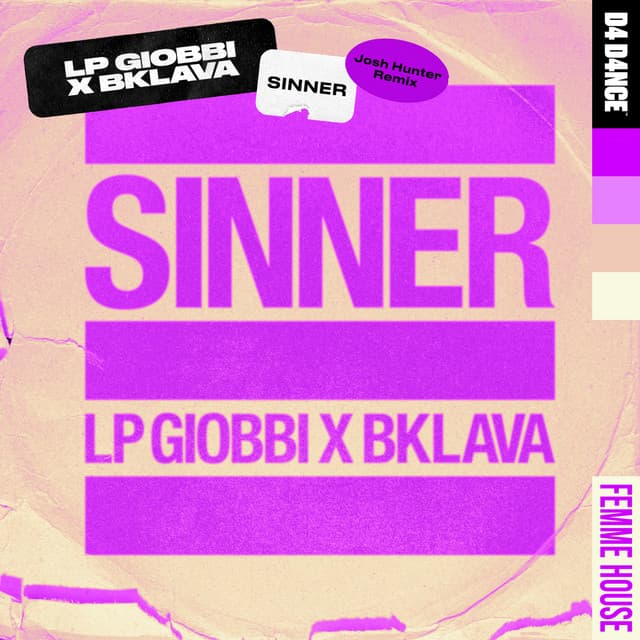 Sinner - Josh Hunter Remix cover art