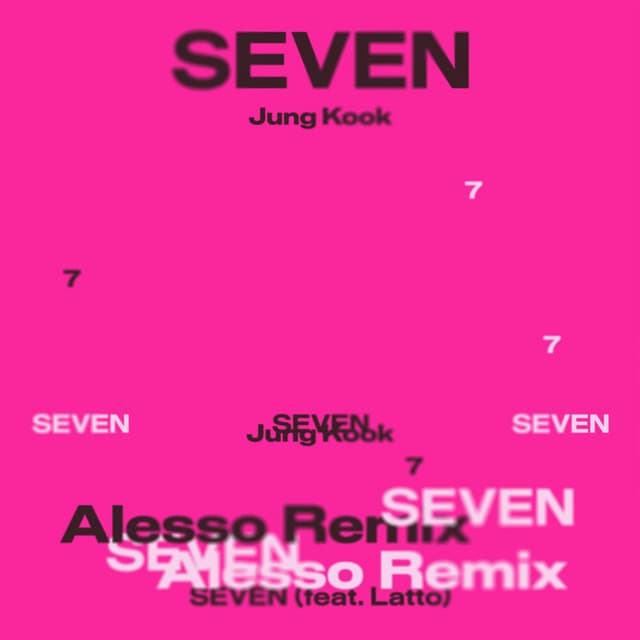 Seven (feat. Latto) (Alesso Remix) cover art