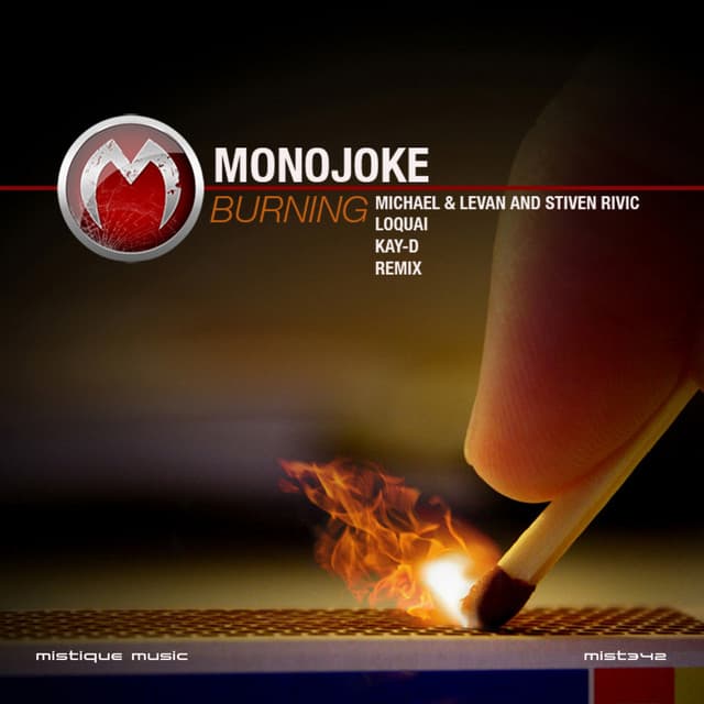 Burning - Michael & Levan, Stiven Rivic Remix cover art