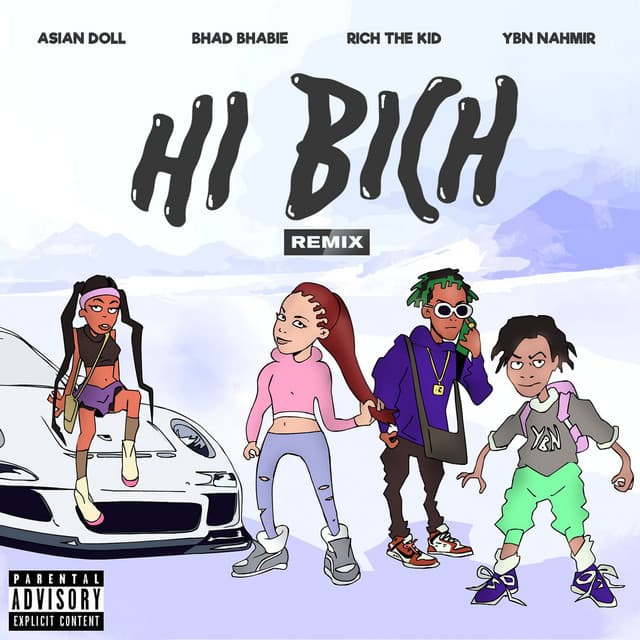 Hi Bich (Remix) [feat. YBN Nahmir, Rich the Kid and Asian Doll] cover art