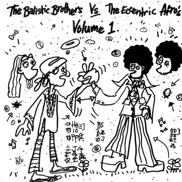 The Ballistic Brothers Vs. The Eccentric Afros - Volume 1 cover art