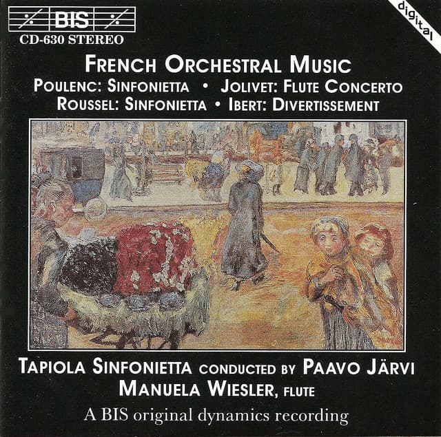 Poulenc / Ibert / Jolivet / Roussel: Orchestral Music cover art