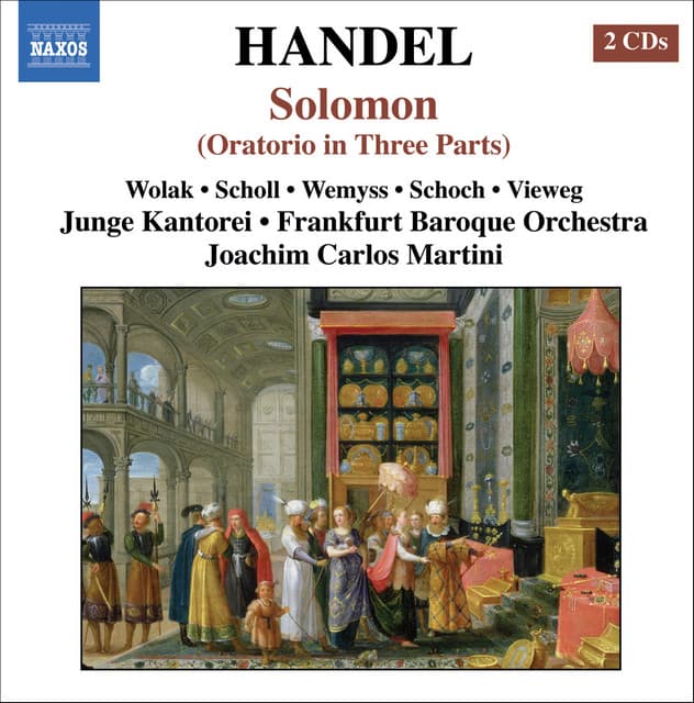 Handel: Solomon, Hwv 67 cover art