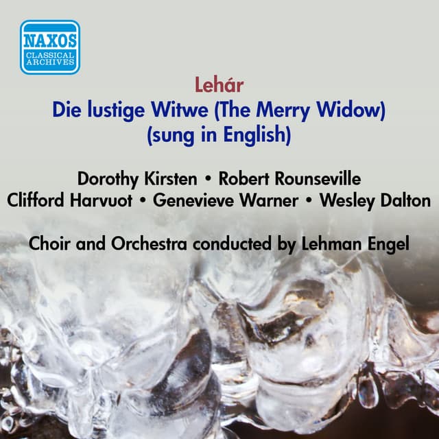 Die lustige Witwe (the Merry Widow), Act III: The Girls at Maxim's - Valse Duet. I love you so - Finale cover art