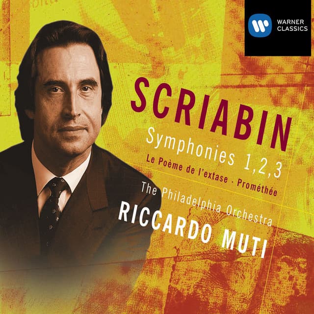Scriabin: Symphonies Nos. 1, Op. 26, 2, Op. 29, 3, Op. 43, 4, Op. 54 "Poème de l'extase" & 5, Op. 60 "Prometheus" cover art