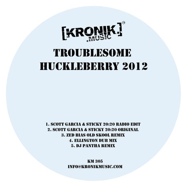 Huckleberry 2012 - Ellington Dub Remix cover art