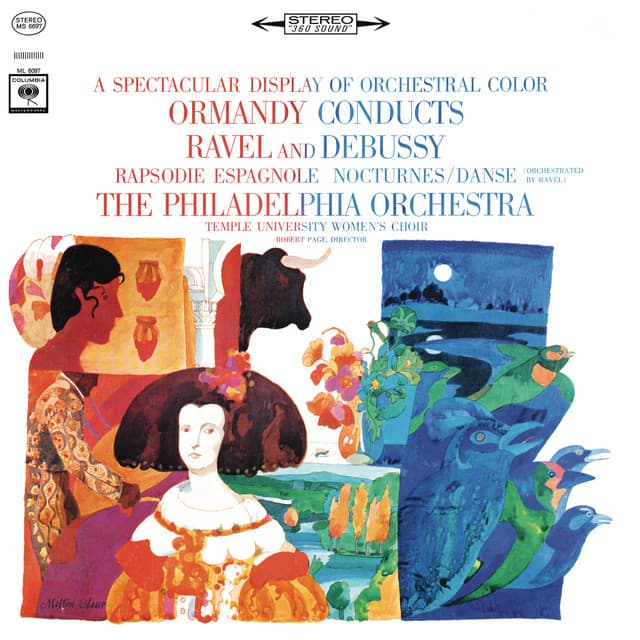 A Spectacular Display of Orchestral Color: Ormandy conducts Ravel and Debussy cover art