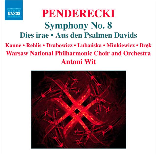 Penderecki: Symphony No. 8 "Lieder der Vergänglichkeit" cover art