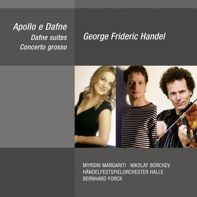 George Frideric Handel: Apollo e Dafne, Dafne Suites & Concerto grosso cover art