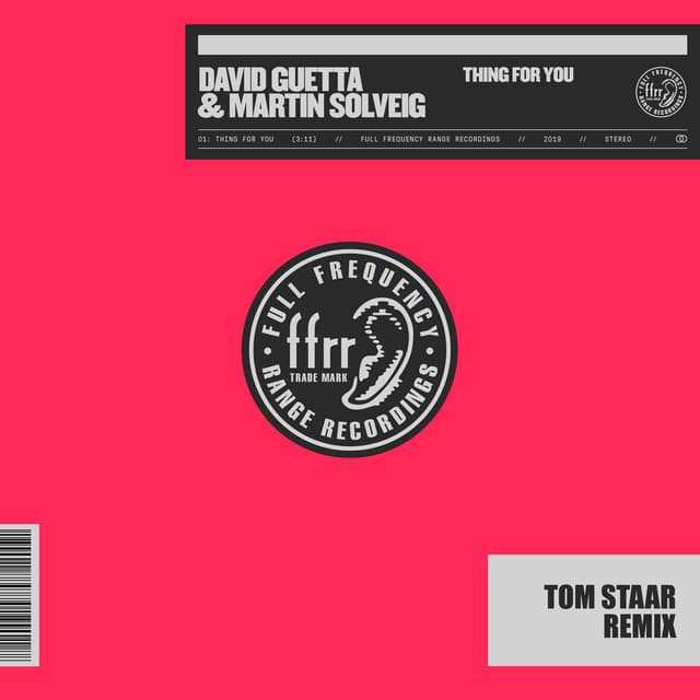 Thing for You - Tom Staar Remix; Extended cover art
