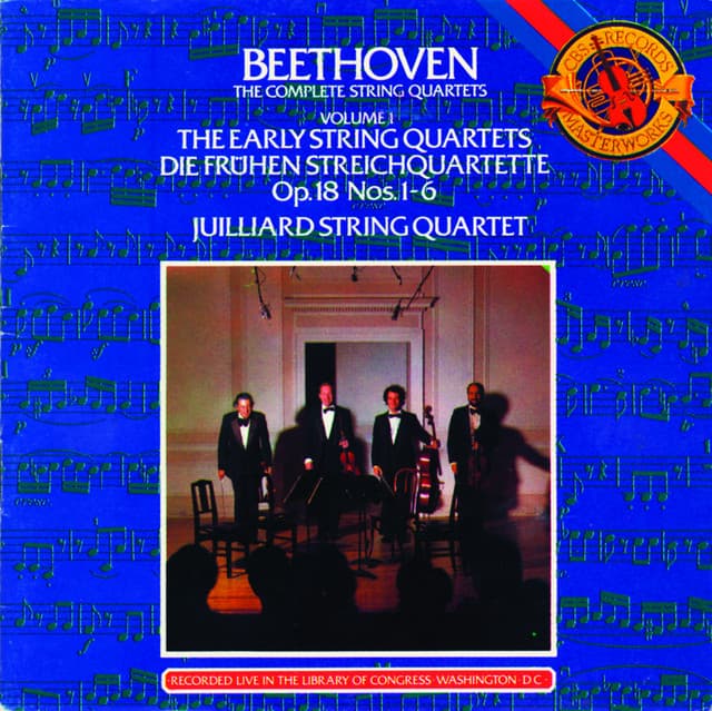 Beethoven: The Early String Quartets, Nos. 1-6 cover art