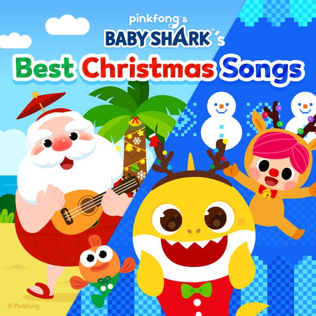 Pinkfong & Baby Shark's Best Christmas Songs cover art