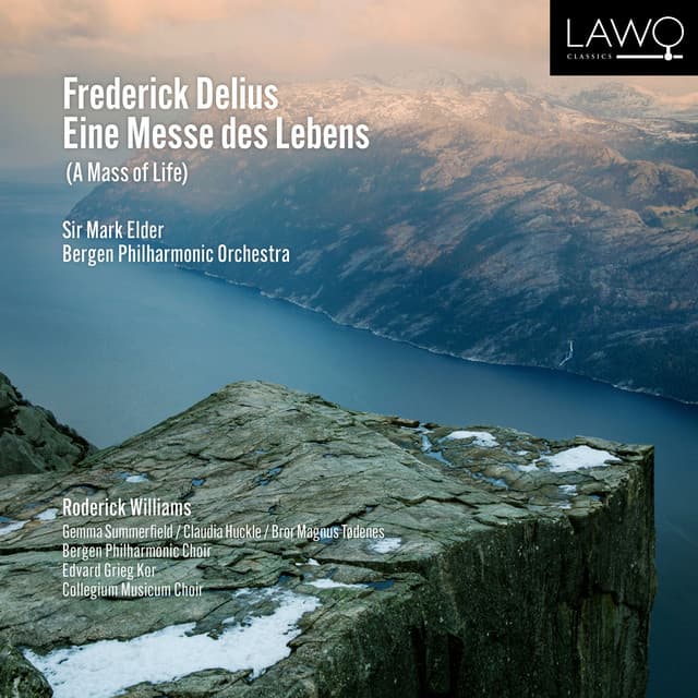 A Mass of Life, RT II/4, Pt. 1: III. Andante tranquillo con dolcezza—In dein Auge schaute ich jüngst, O Leben cover art