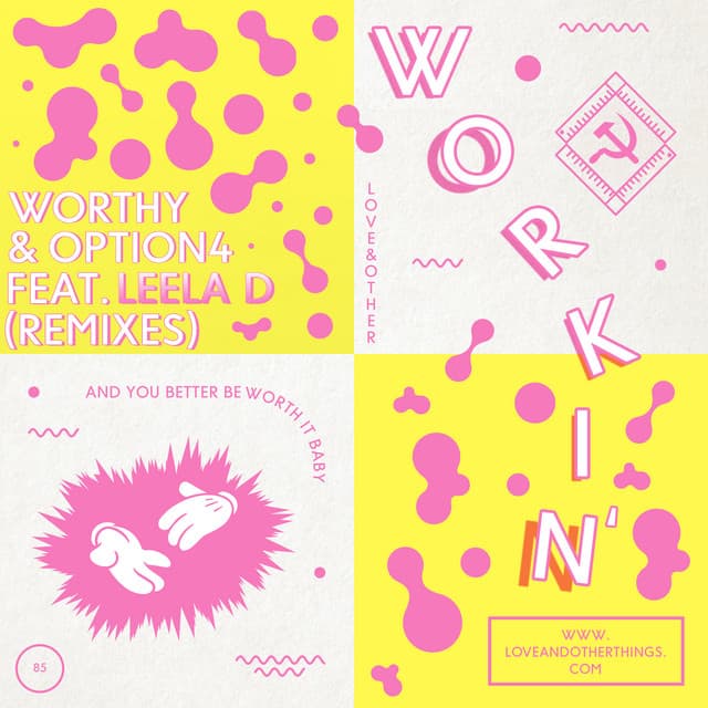 Workin' feat. Leela D - Kisch Remix cover art
