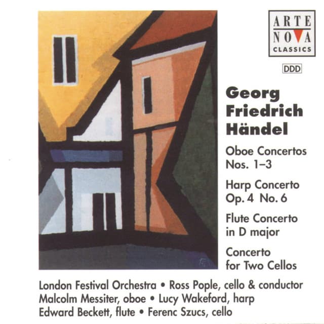 Händel: Oboe Concertos cover art