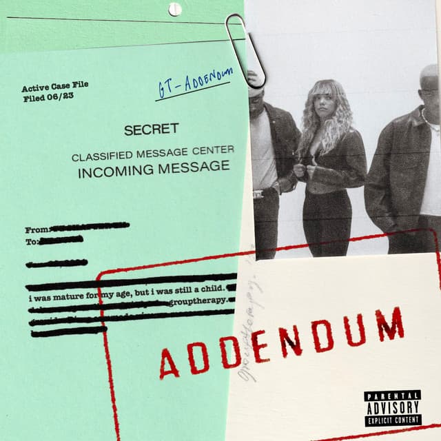 THE ADDENDUM - i was mature for my age, but i was still a child cover art