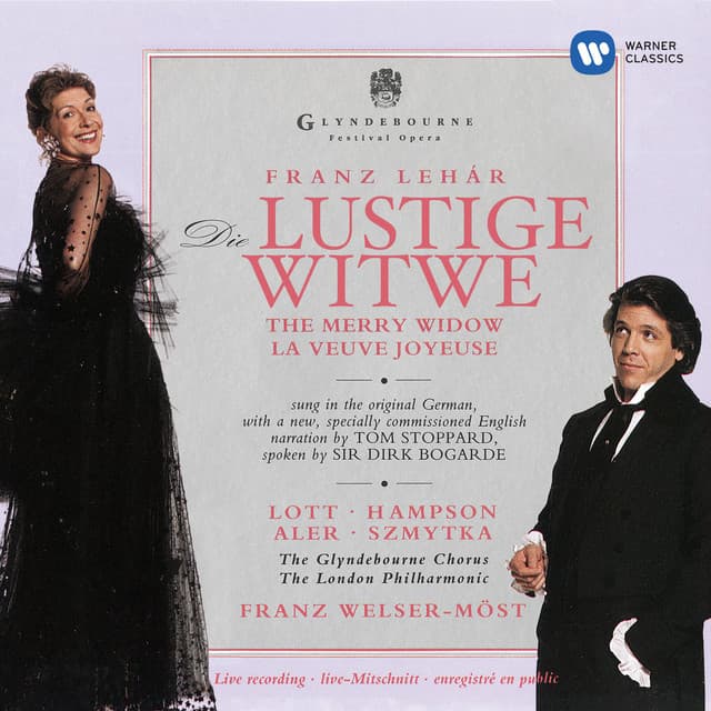 Lehár: The Merry Widow, Act II: March-Septet. "Wie die Weiber man behandelt?" (Live at Royal Festival Hall, 1993) cover art