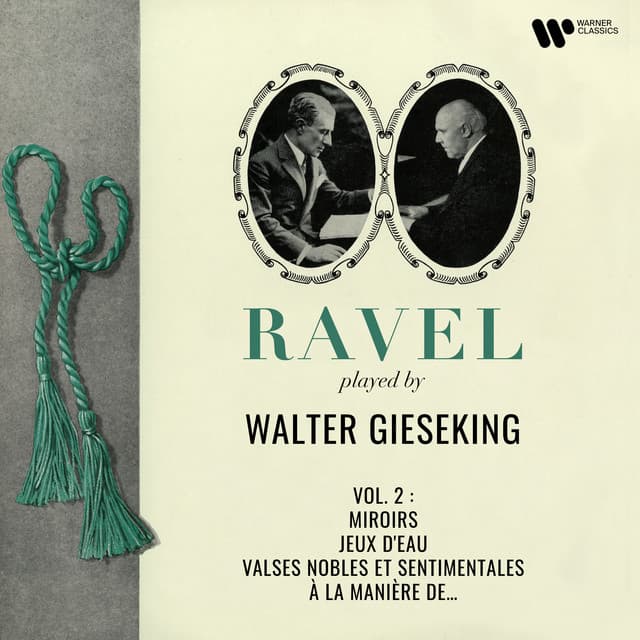 Ravel: Miroirs, Jeux d'eau, Valses nobles et sentimentales & À la manière de... cover art