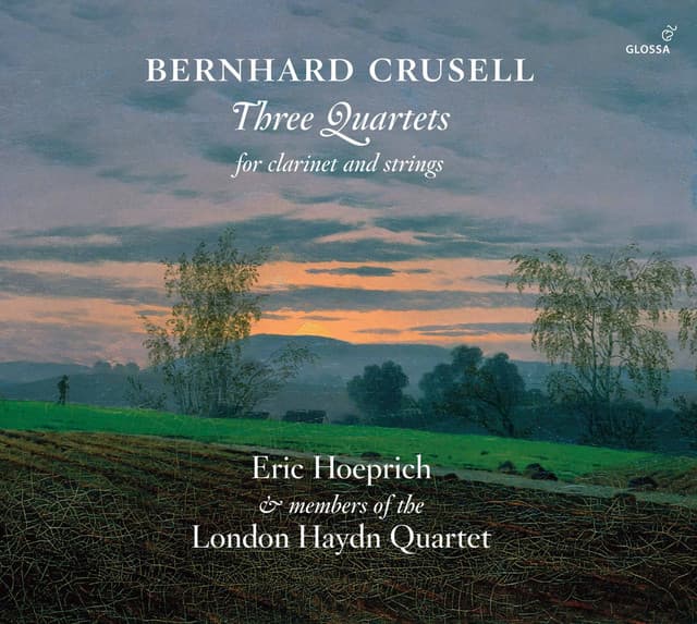 Crusell: 3 Quartets for Clarinet & Strings cover art