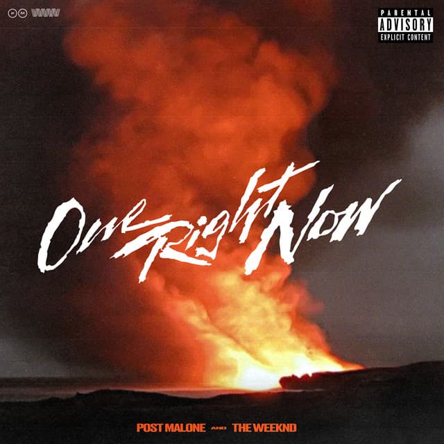 One Right Now (with The Weeknd) cover art