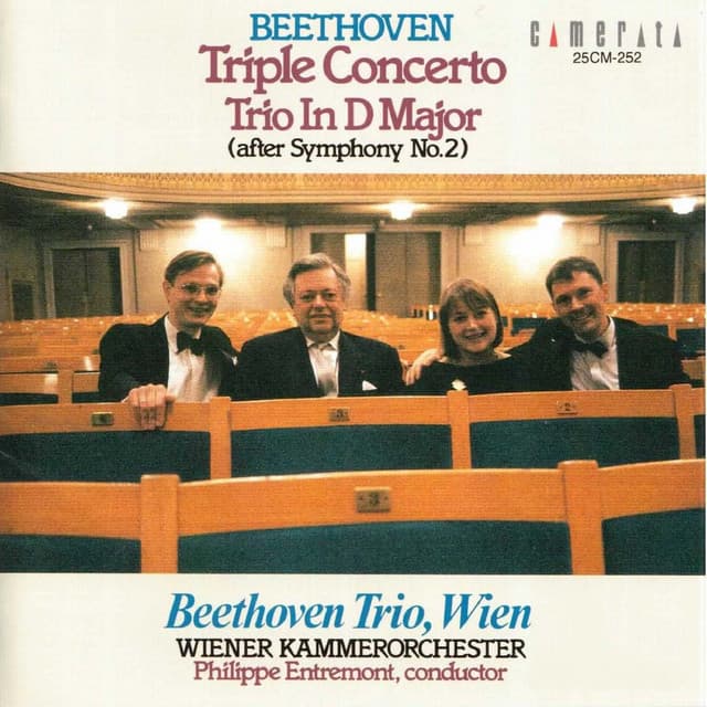 Beethoven: Triple Concerto & Trio in D Major cover art