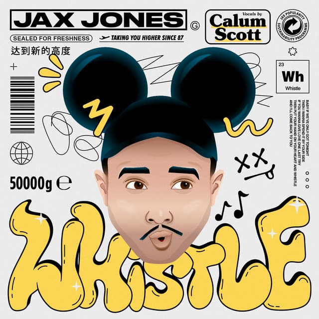 Whistle (feat. Calum Scott) cover art