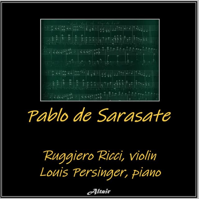 Pablo de Sarasate cover art