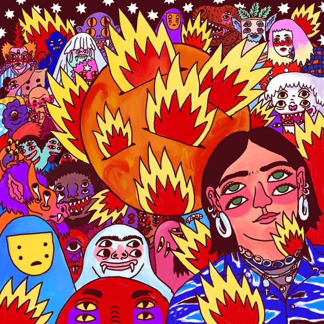 FIRE ON MARZZ cover art