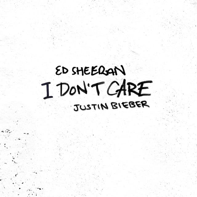 I Don't Care (with Justin Bieber) cover art