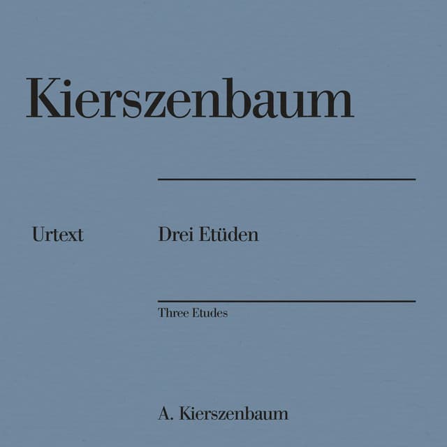 Three Etudes cover art