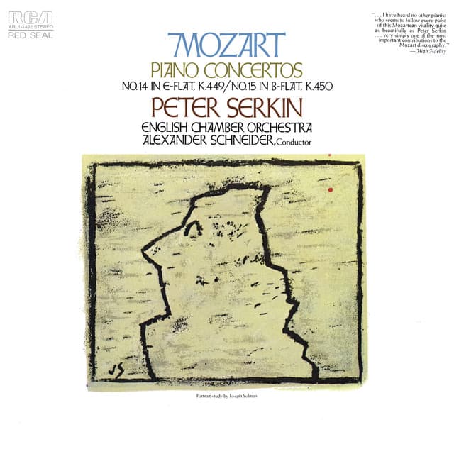 Mozart: Piano Concertos Nos. 14 & 15 cover art