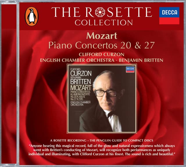 Piano Concerto No. 20 in D Minor, K. 466: II. Romance cover art