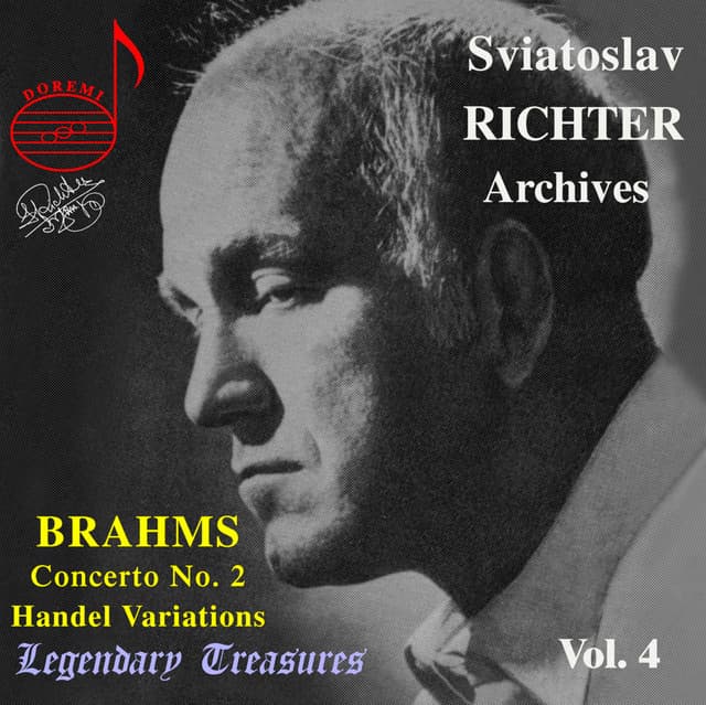 Richter Archives, Vol. 4: Brahms Handel Variations (Live) cover art
